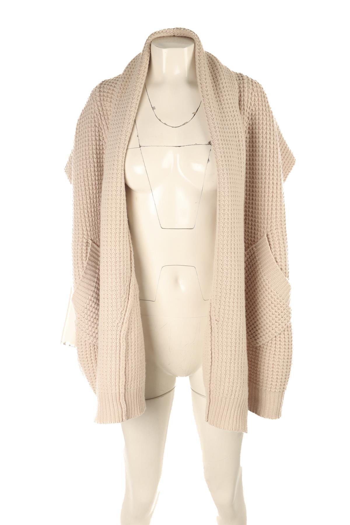 ERES PINK WOOL CARDIGAN SMALL/MEDIUM