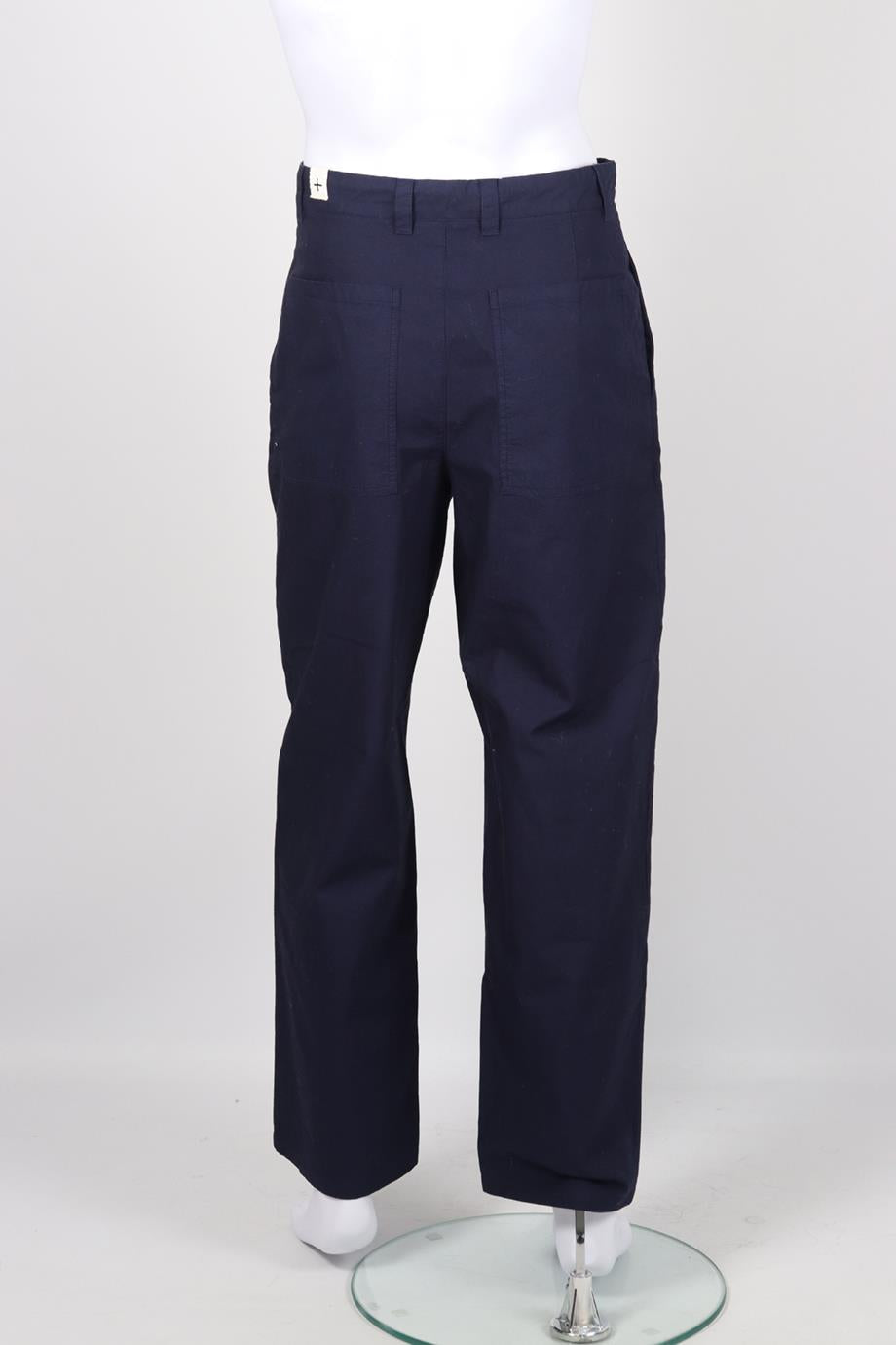 JIL SANDER MEN'S COTTON WIDE LEG PANTS IT 46 UK/US WAIST 30
