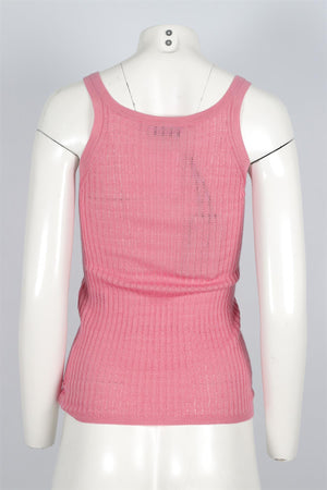 GABRIELA HEARST PINK CASHMERE VEST SMALL