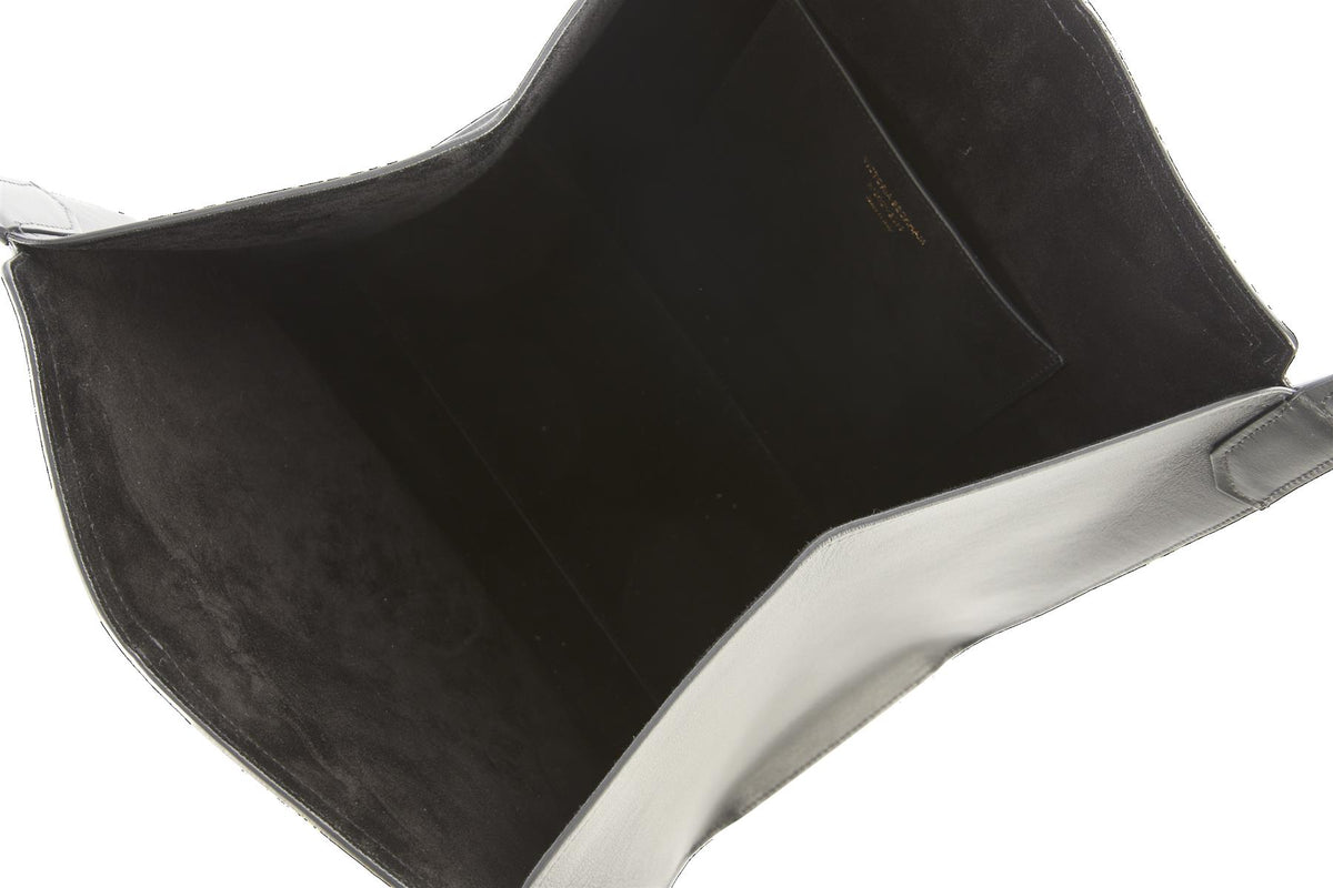 VICTORIA BECKHAM BLACK VICTORIA LEATHER TOTE BAG