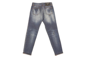 PHILIPP PLEIN BLUE DENIM TAPERED JEANS W25 UK 6/8