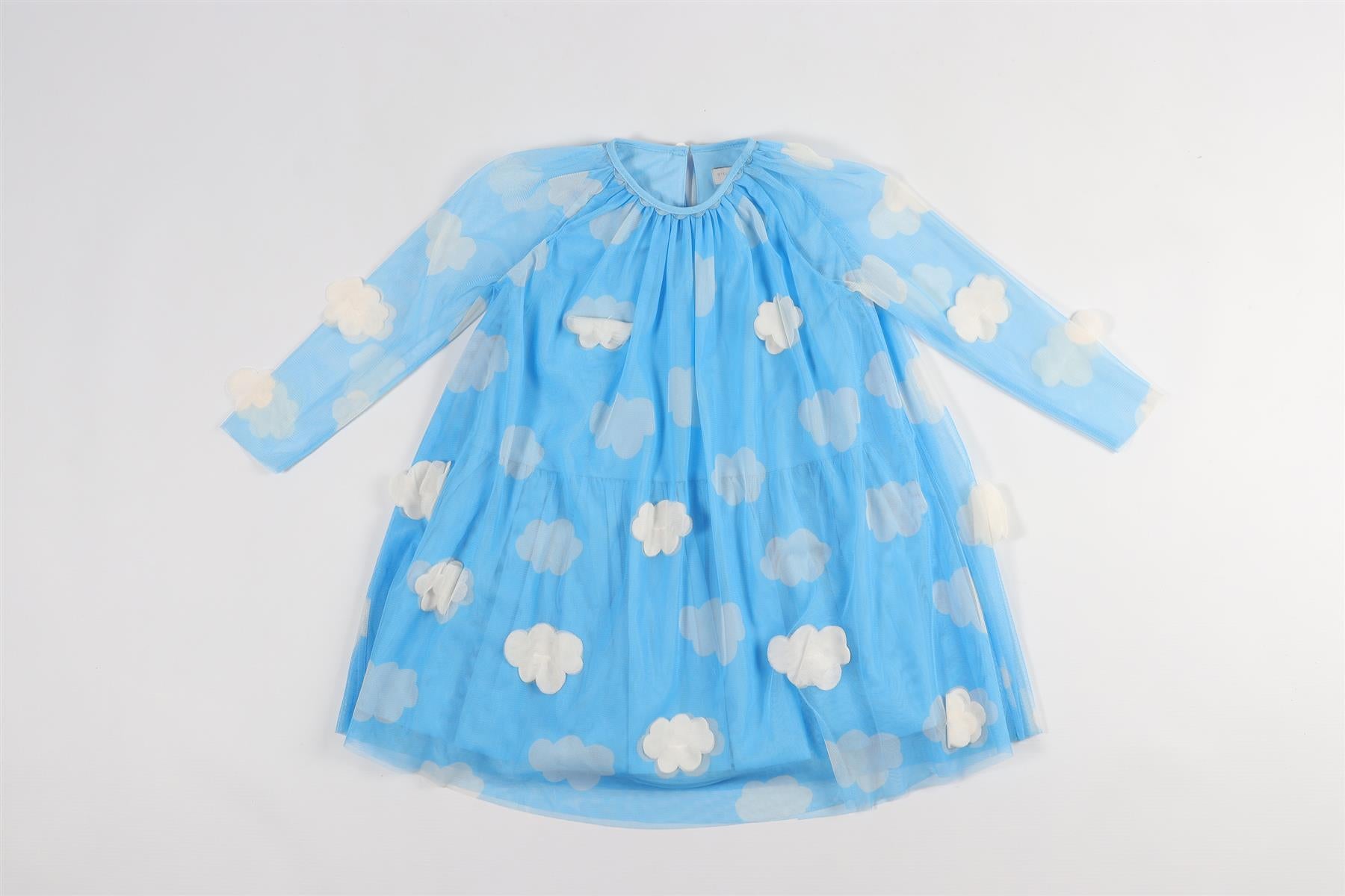 STELLA MCCARTNEY BLUE KIDS GIRLS MESH DRESS 5 YEARS