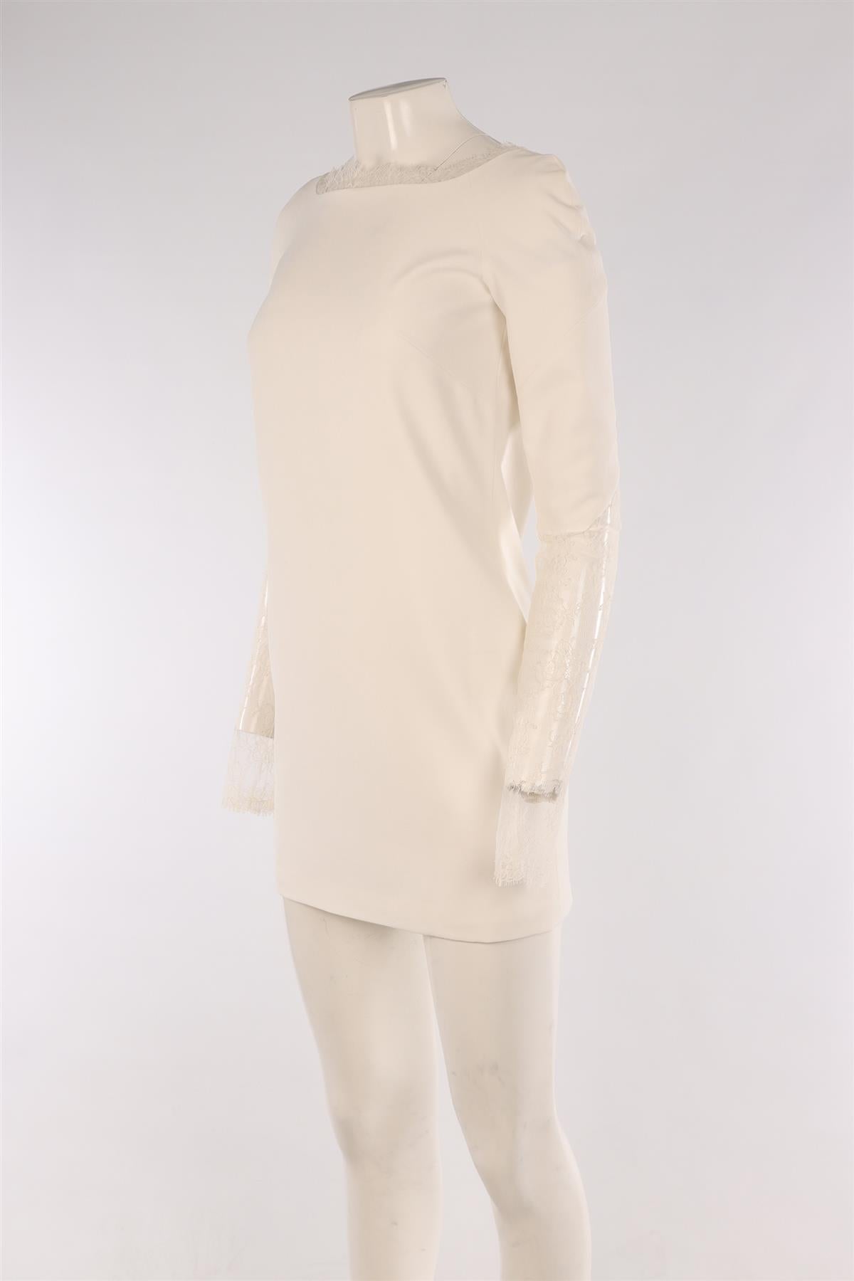 RIME ARODAKY WHITE WOVEN MINI DRESS FR 36 UK 8