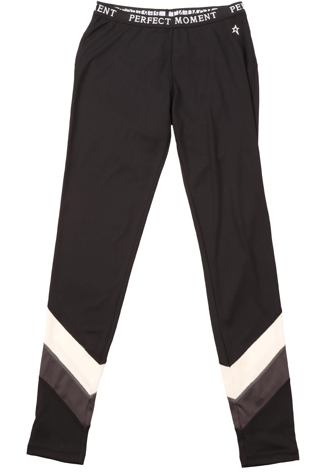 PERFECT MOMENT BLACK JERSEY LEGGINGS MEDIUM