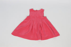 CHRISTIAN DIOR PINK BABY GIRLS SILK DRESS AND BLOOMERS SET 6 MONTHS