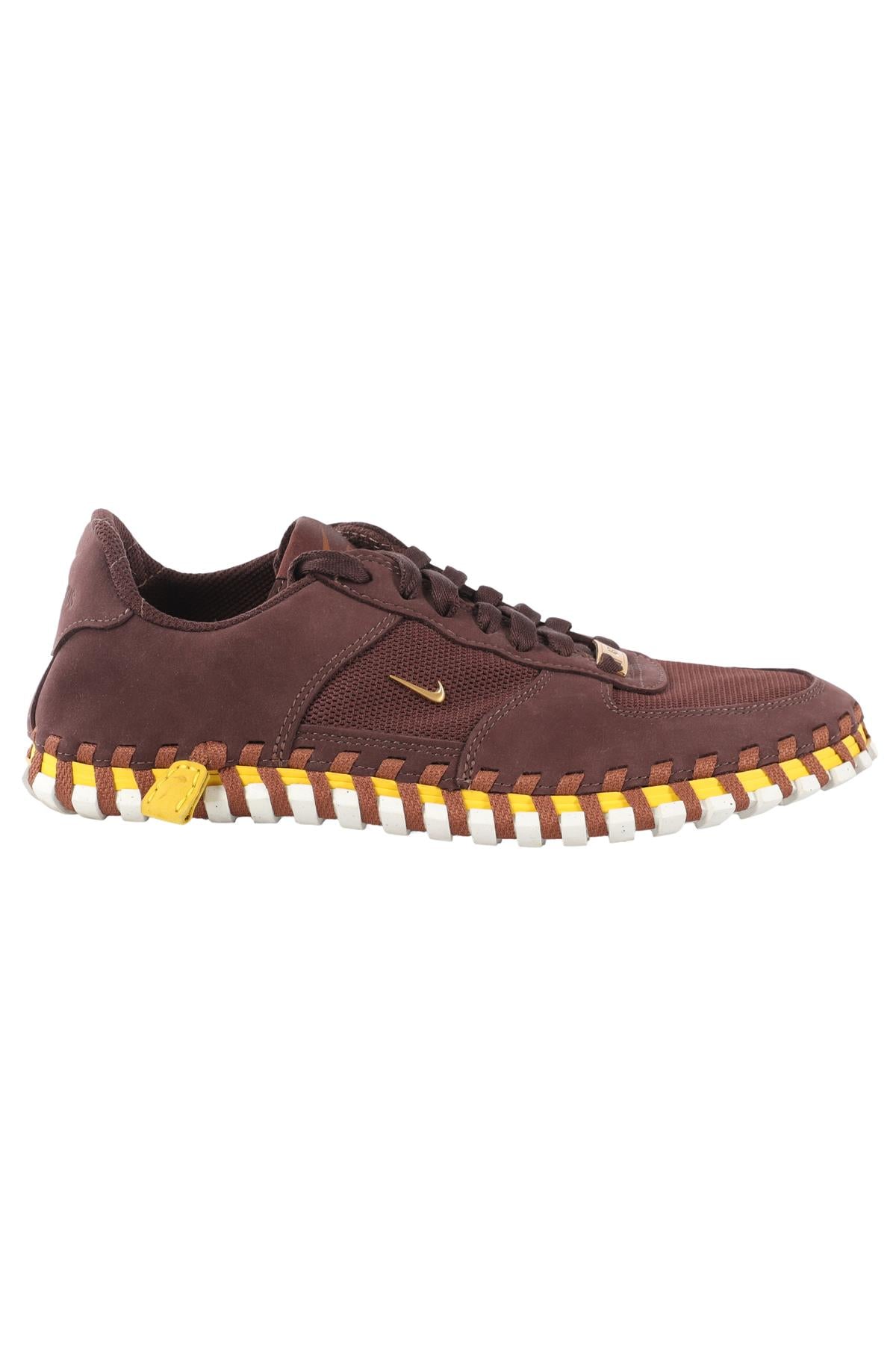 NIKE + JACQUEMUS BROWN J FORCE 1 SUEDE SNEAKERS EU 38 UK 5 US 8
