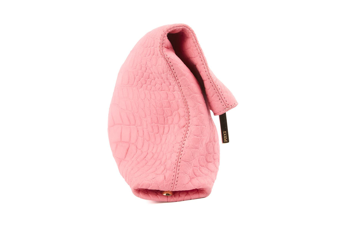 EMILIO PUCCI PINK NUBUCK CLUTCH