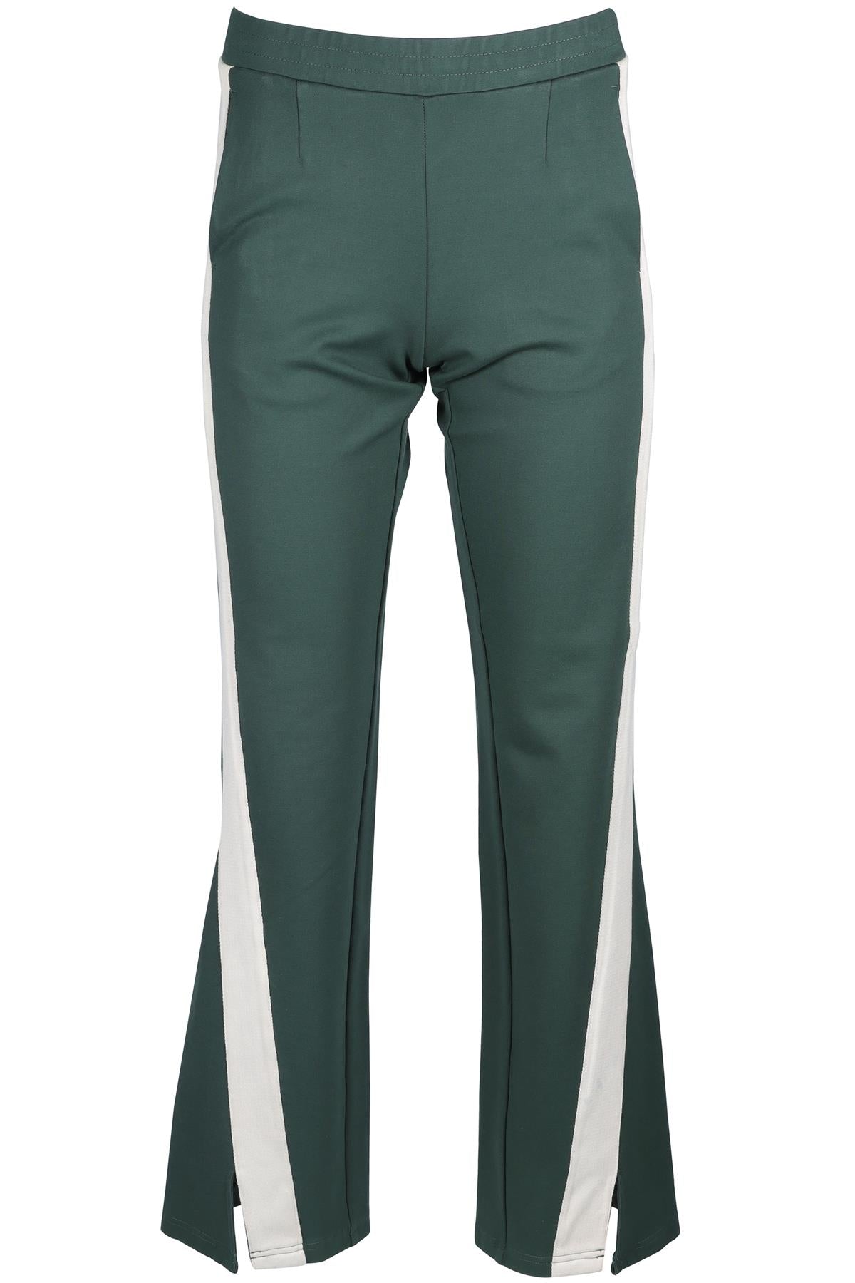 THE UPSIDE GREEN JERSEY TRACK PANTS XSMALL