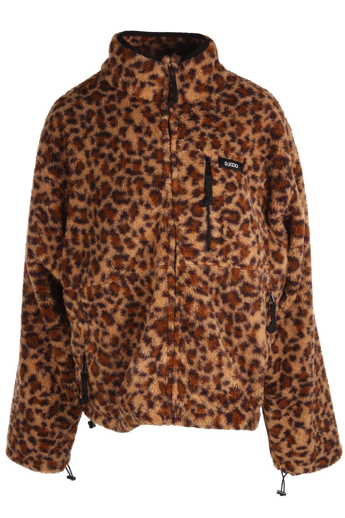 GUIZIO BROWN FLEECE JACKET XSMALL