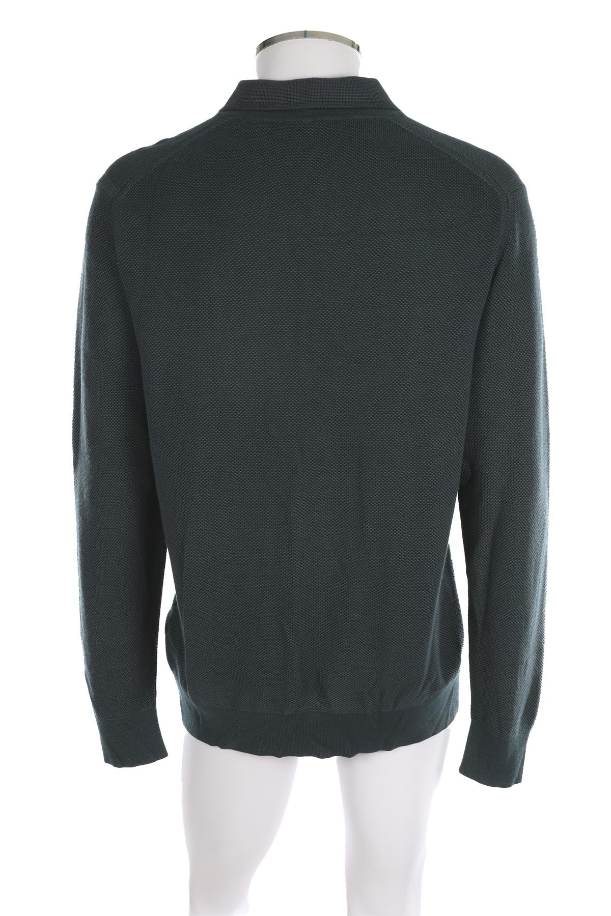 LORO PIANA BLUE MEN'S CASHMERE SWEATER IT 54