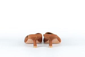 REFORMATION BROWN SUEDE MULES EU 37.5 UK 4.5 US 7.5