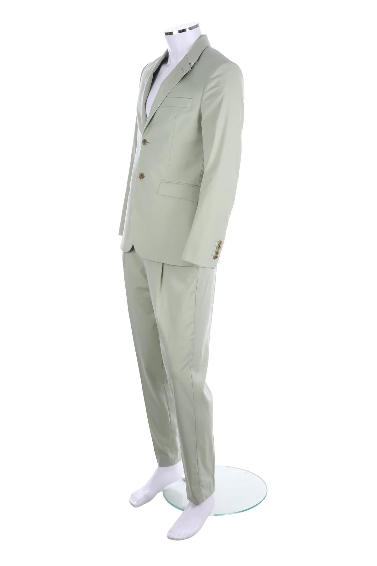 PAUL SMITH GREEN MENS WOOL SUIT UK/US 36 FR 36 IT 46