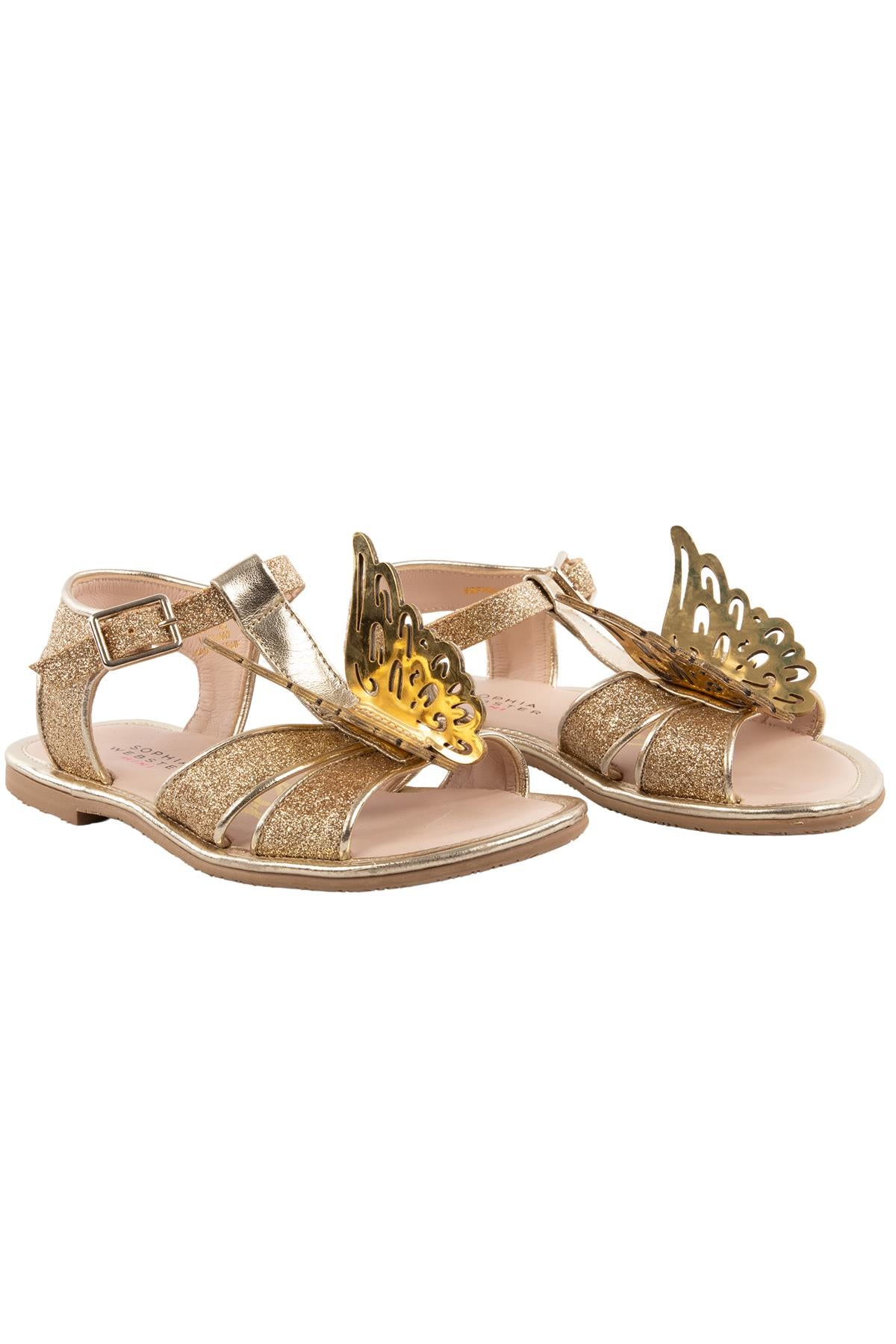 SOPHIA WEBSTER GOLD KIDS GIRLS SANDALS EU 28 UK 9.5 US 10.5