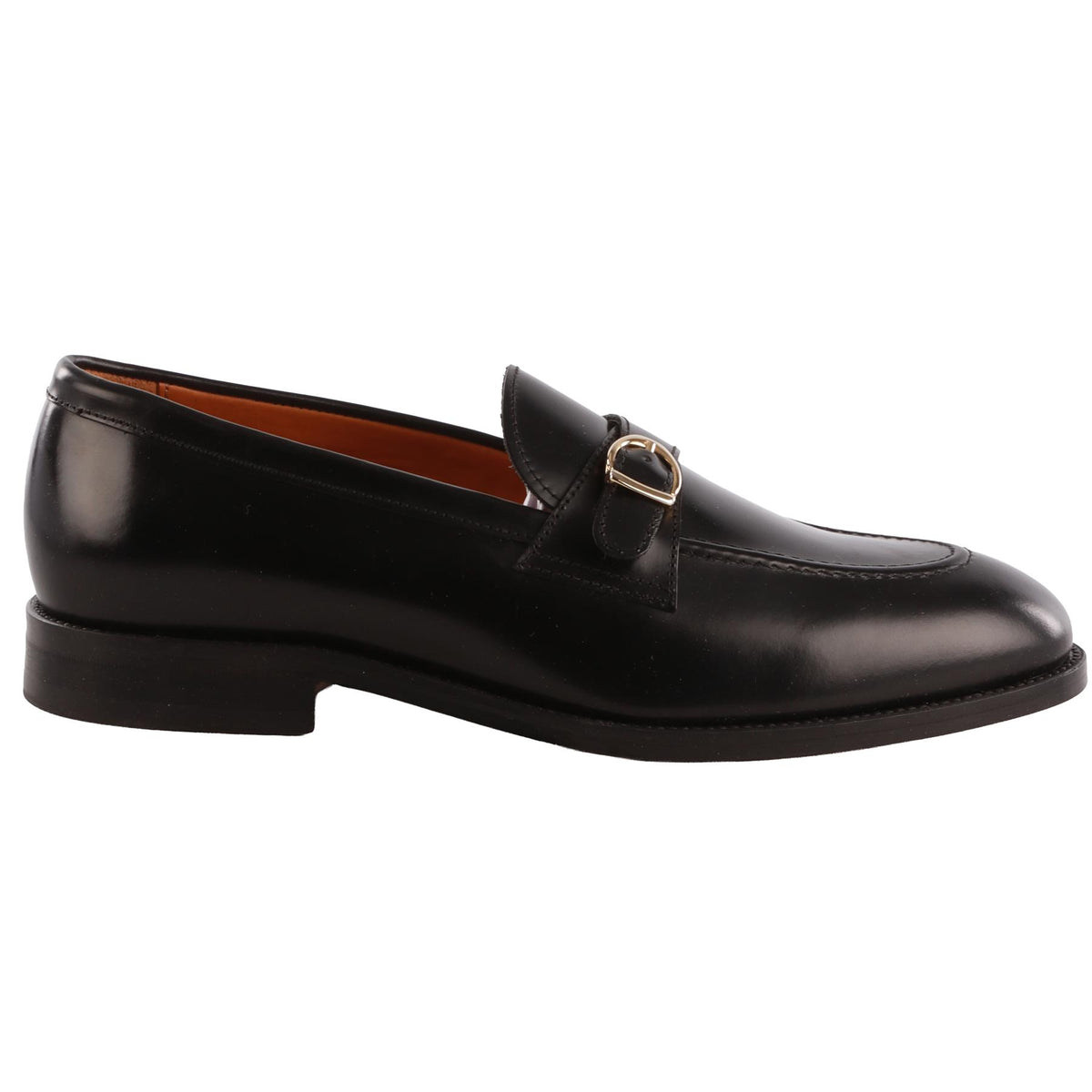 RUSSELL & BROMLEY BLACK MEN'S HAYTON LEATHER LOAFERS EU 40 UK 7