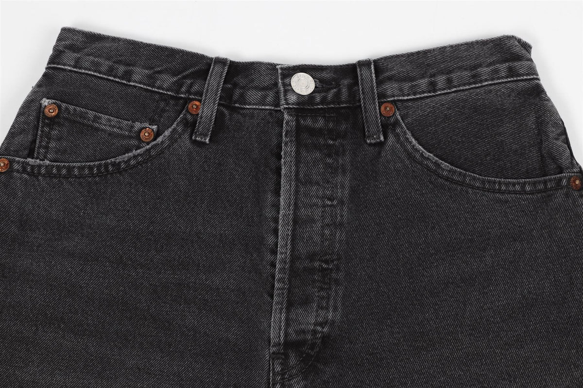 RE/DONE HIGH RISE DENIM SHORTS W27 UK 8-10