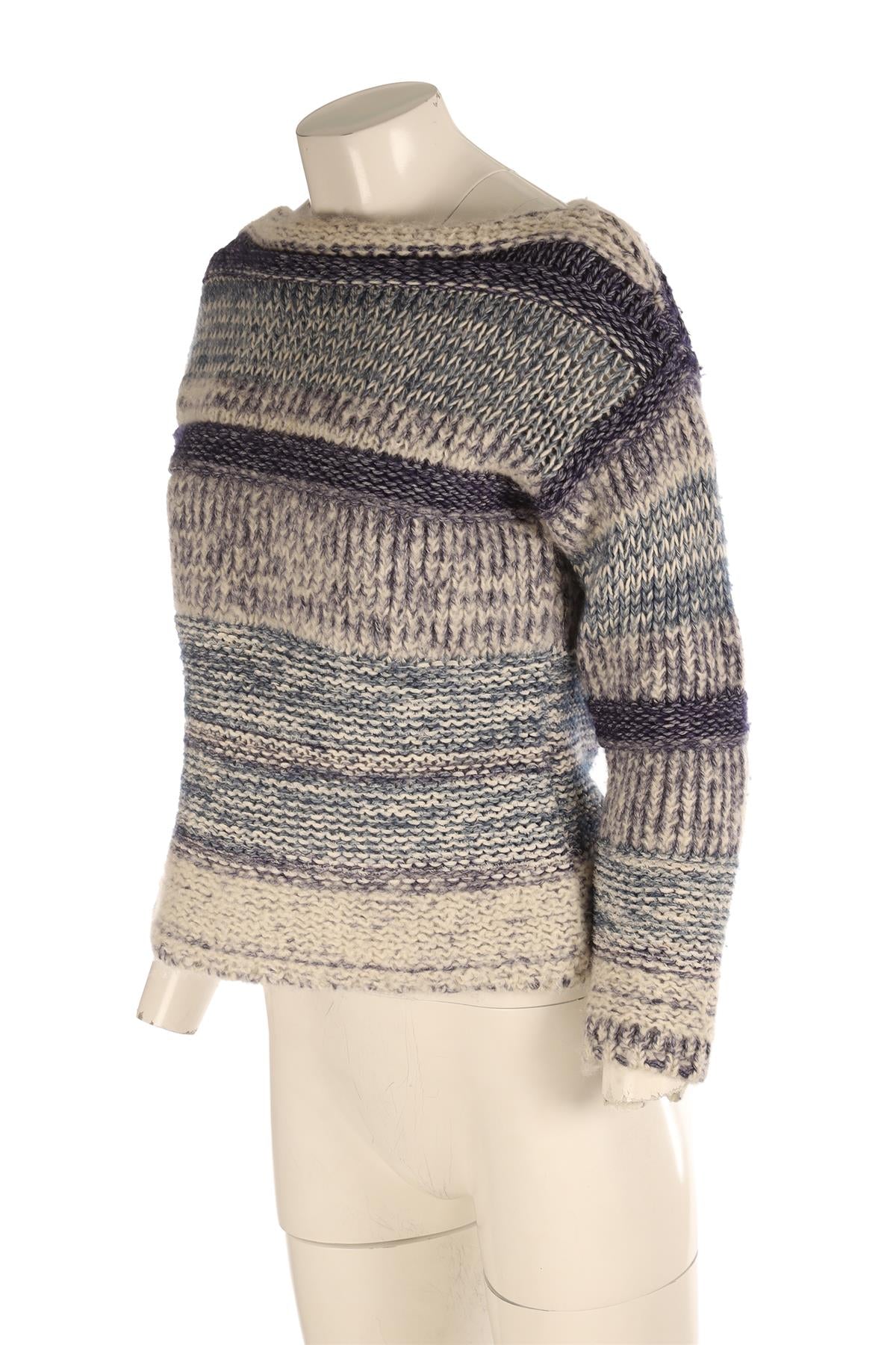 ISABEL MARANT ÉTOILE BLUE WOOL SWEATER FR 36 UK 8