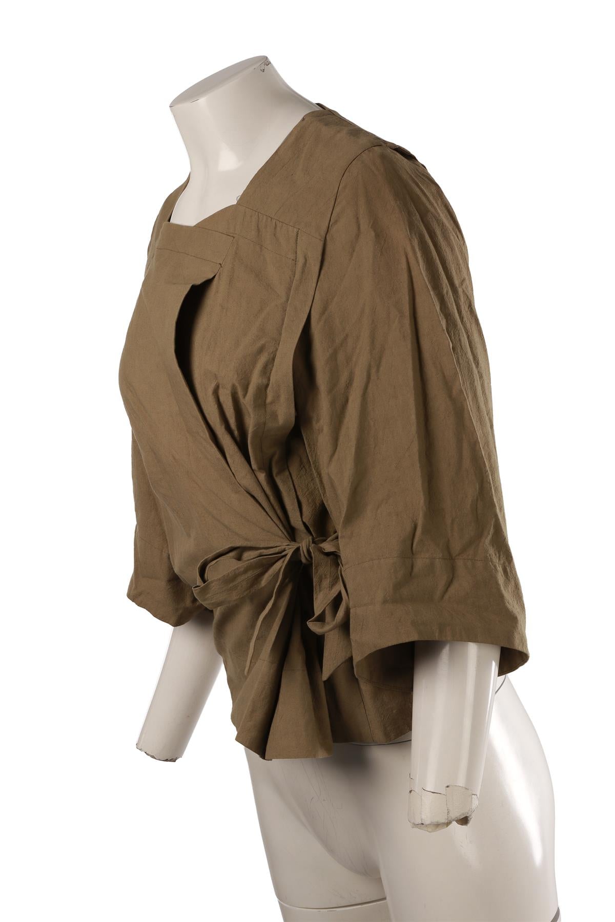 KHAKI COTTON TOP
