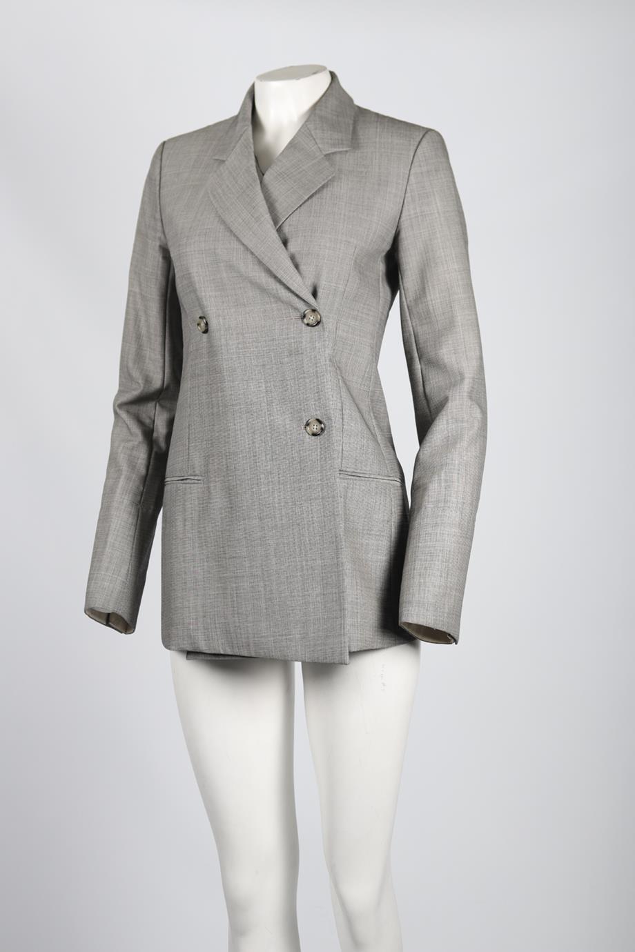 HELMUT LANG WOOL BLEND BLAZER US 2 UK 6