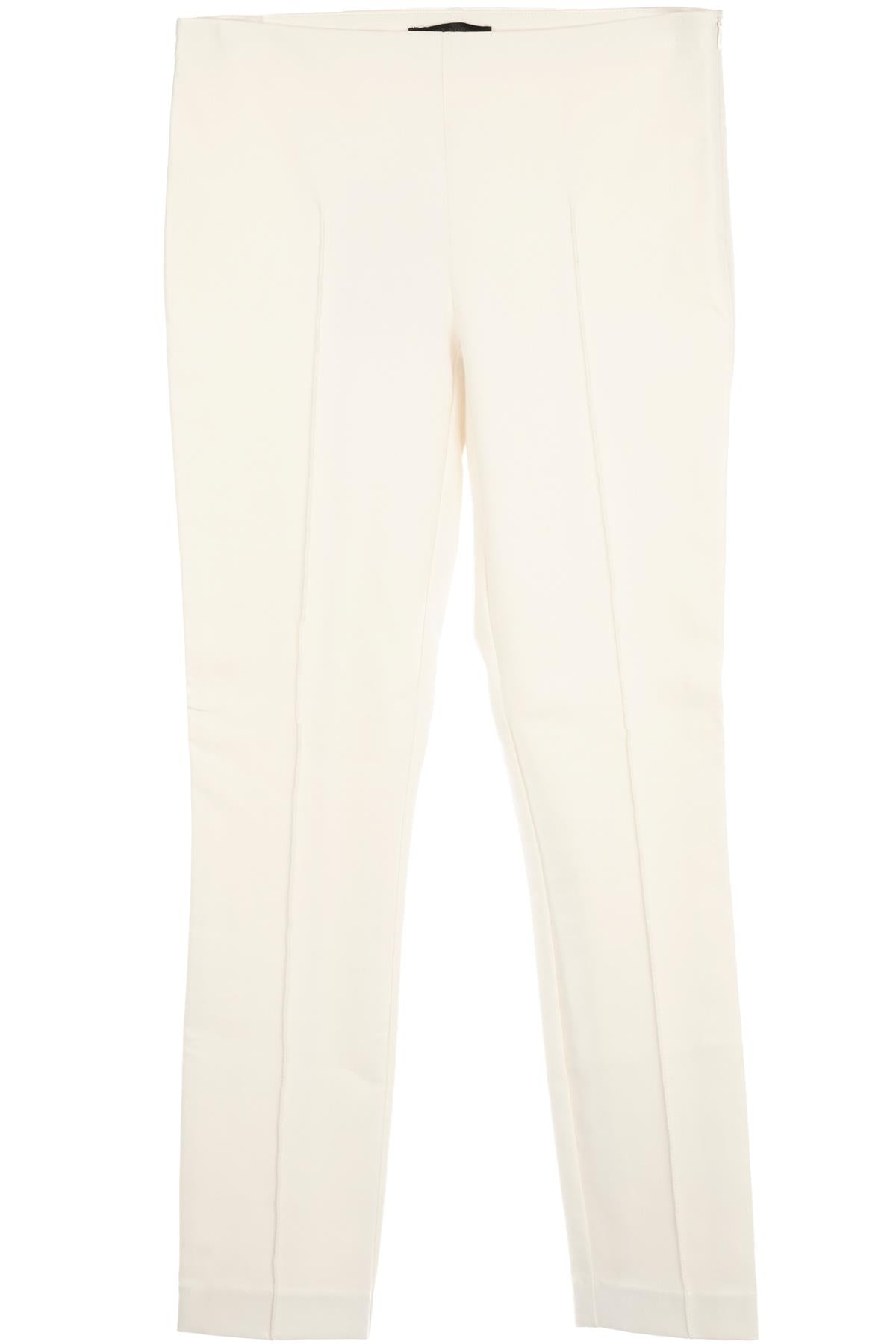 THE ROW IVORY COTTON SKINNY PANTS US 2 UK 6