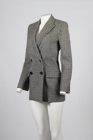 GIVENCHY DOUBLE BREASTED WOOL BLAZER FR 34 UK 6