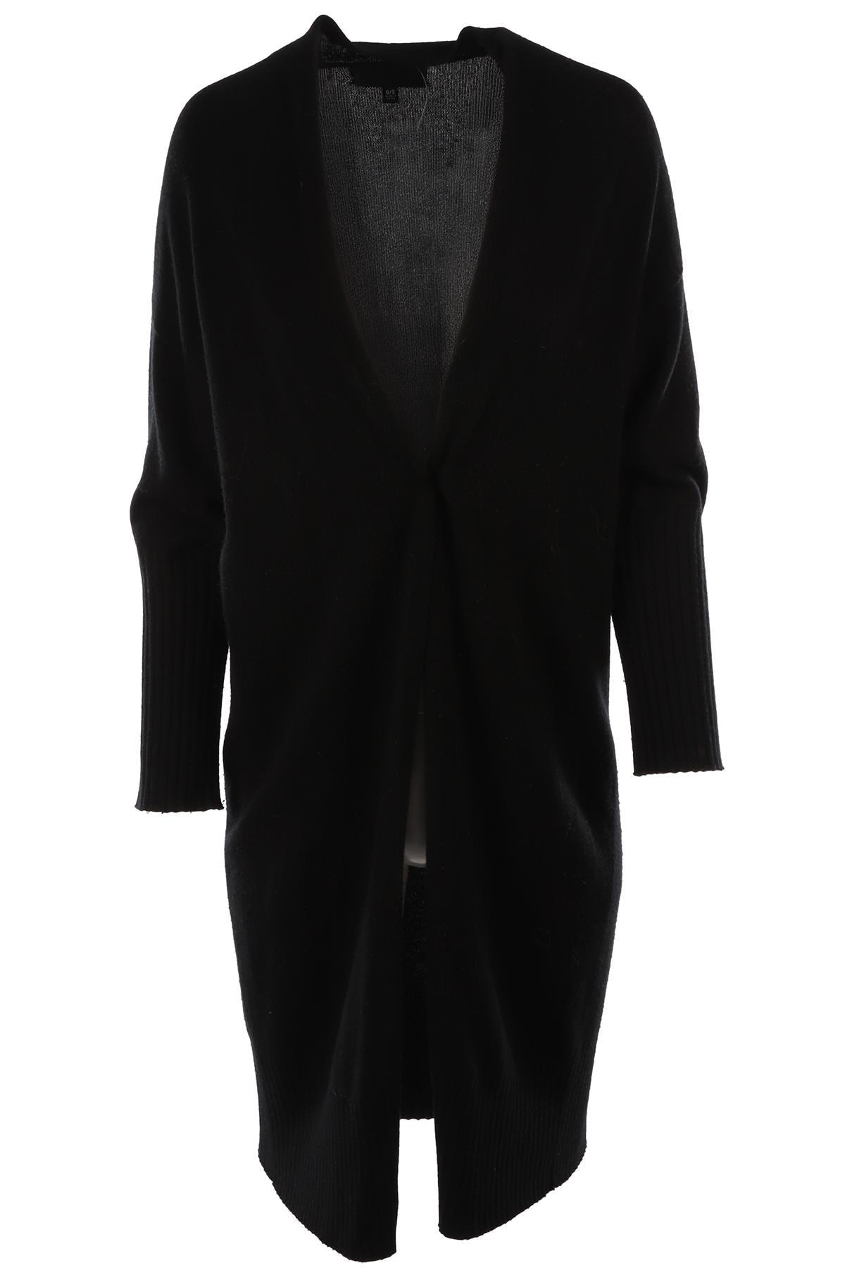 Black Wool Cardigan