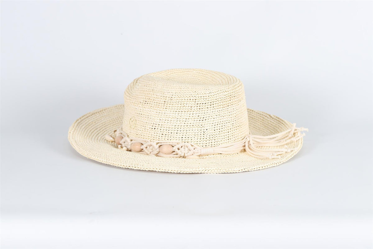 MAISON MICHEL STRAW HAT SMALL