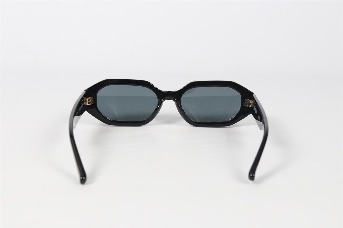 THE ATTICO + LINDA FARROW OCTOGONAL FRAME ACETATE SUNGLASSES