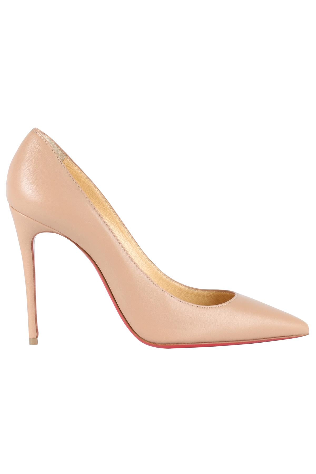 CHRISTIAN LOUBOUTIN NUDE KATE LEATHER PUMPS EU 36.5 UK 3.5 US 6.5