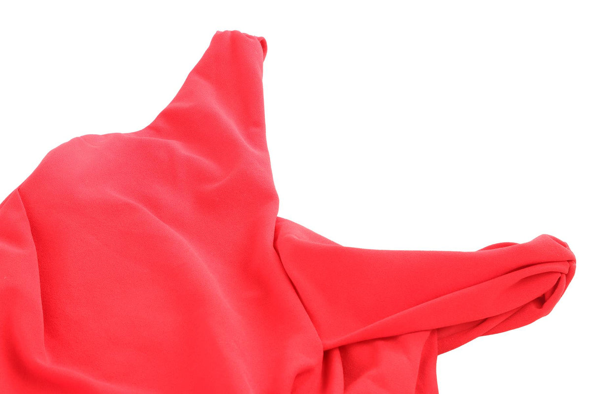 FOR LOVE & LEMONS RED CREPE MINI DRESS XSMALL
