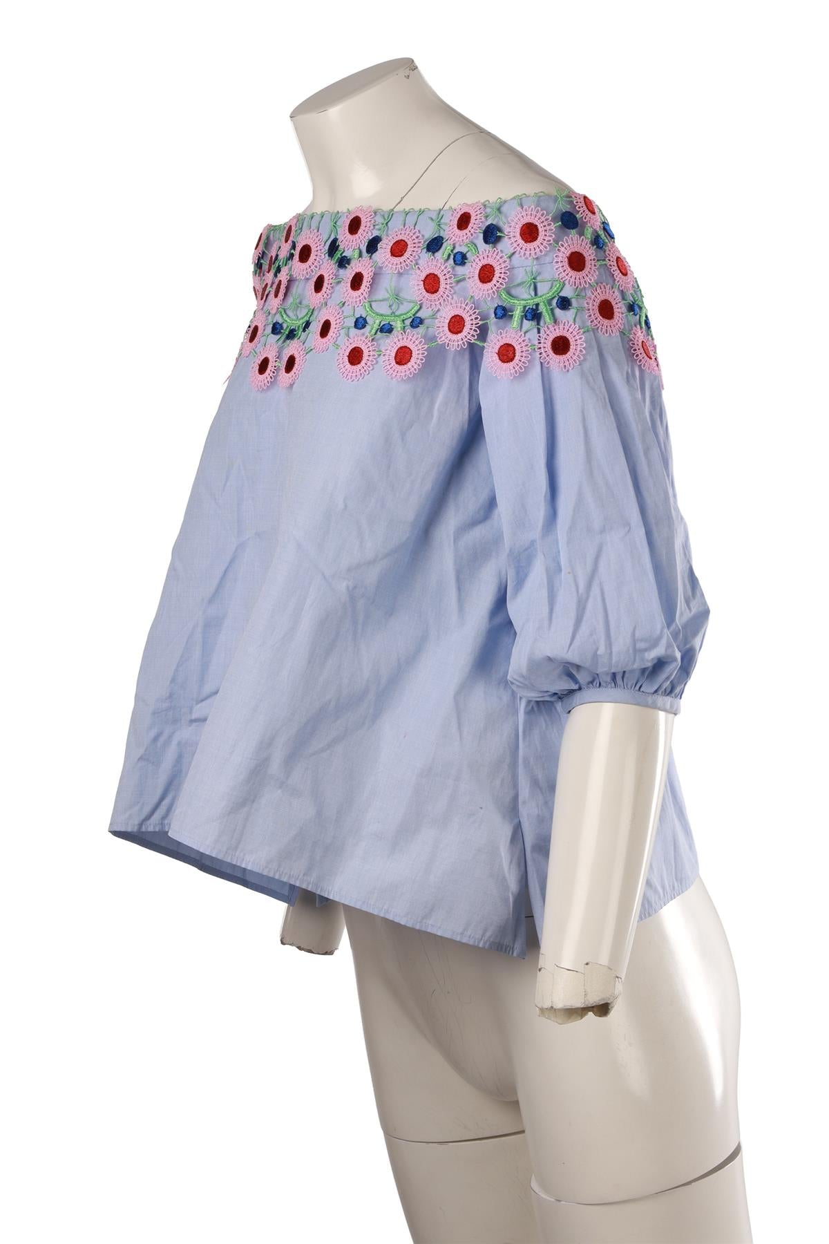 BLUE COTTON TOP