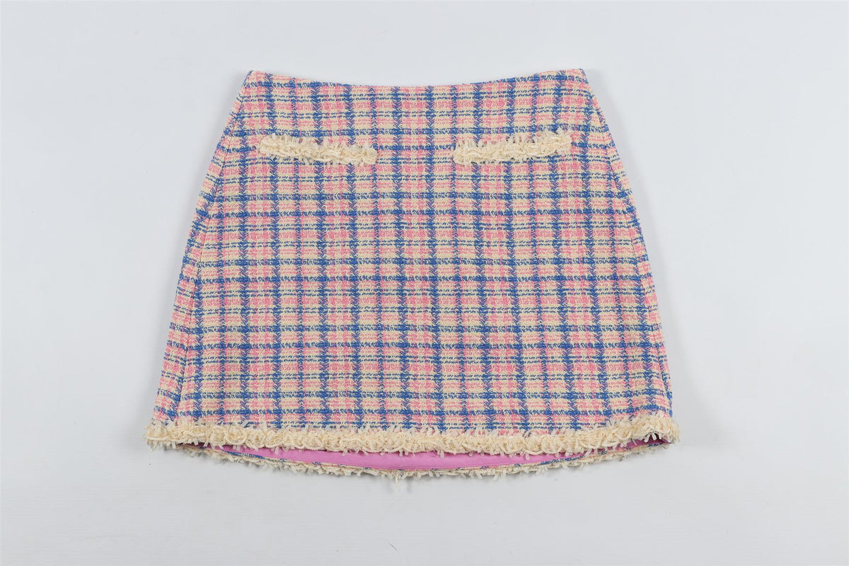 MARC JACOBS PINK COTTON MINI SKIRT US 0 UK 4