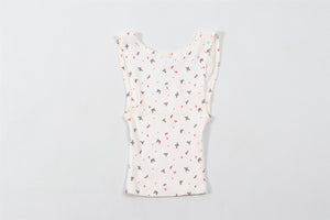 SKIMS CREAM COTTON TOP XXSMALL