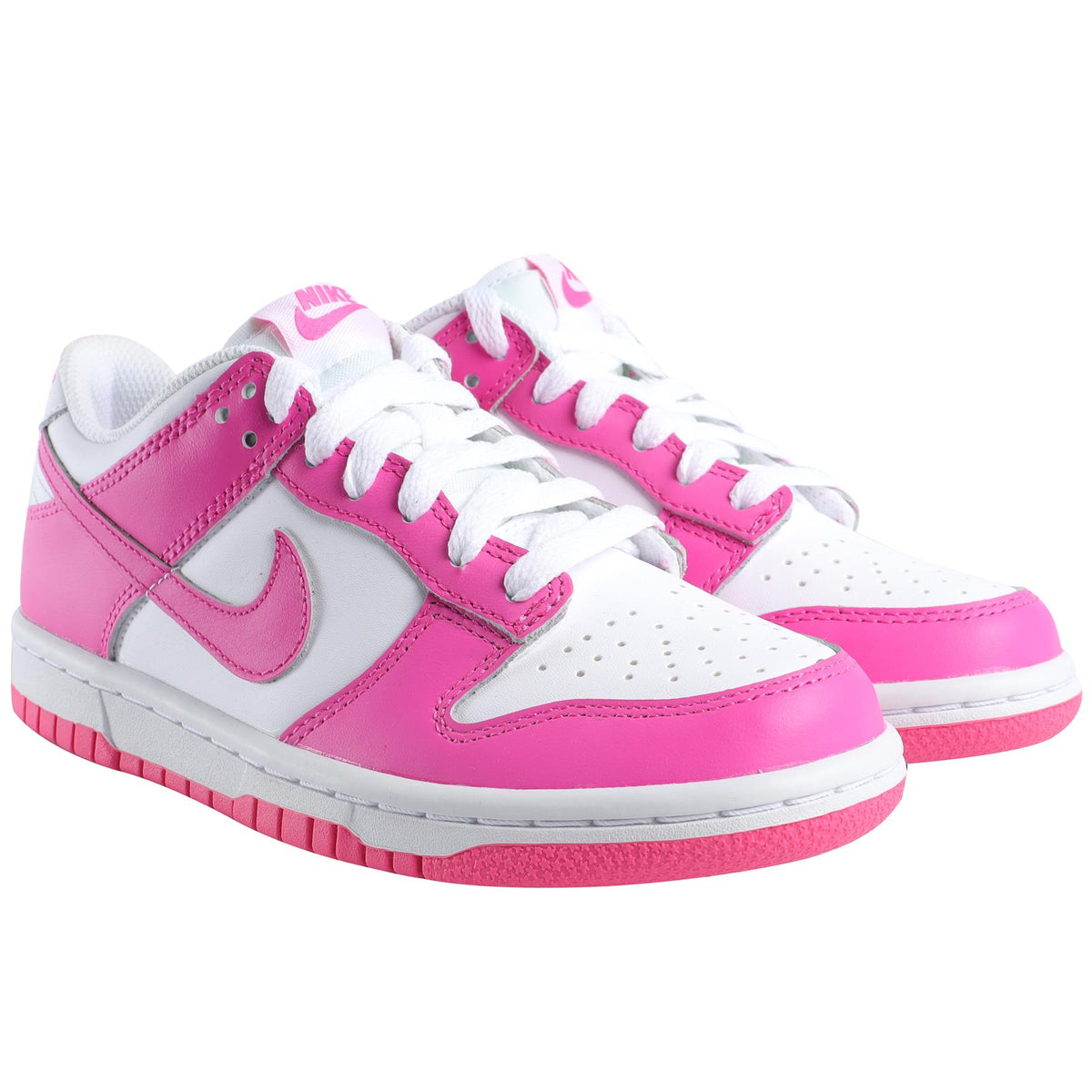 NIKE PINK KIDS LEATHER SNEAKERS EU 35.5 UK 3 US 3.5