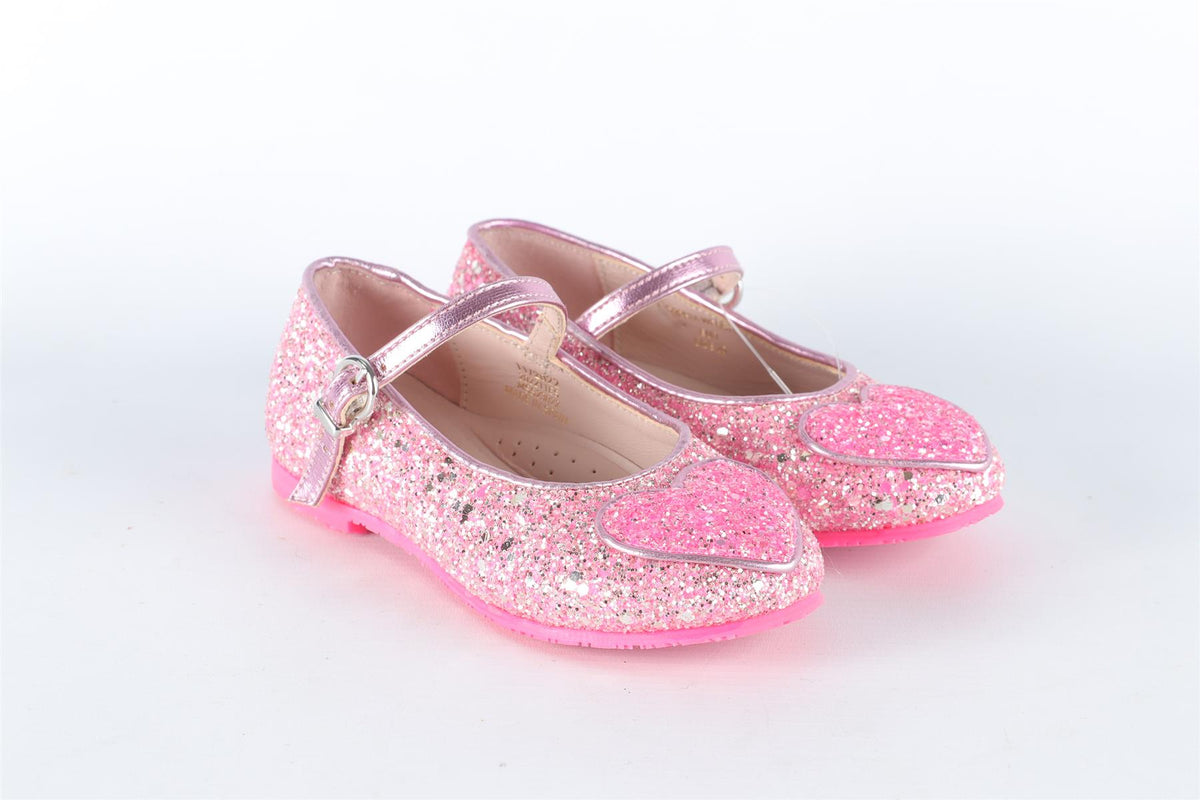 SOPHIA WEBSTER PINK KIDS GIRLS LEATHER SHOES EU 25 UK 8 US 9
