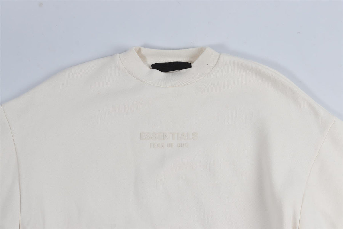 ESSSENTIALS FEAR OF GOD CREAM KIDS BOYS COTTON SWEATSHIRT 12 YEARS