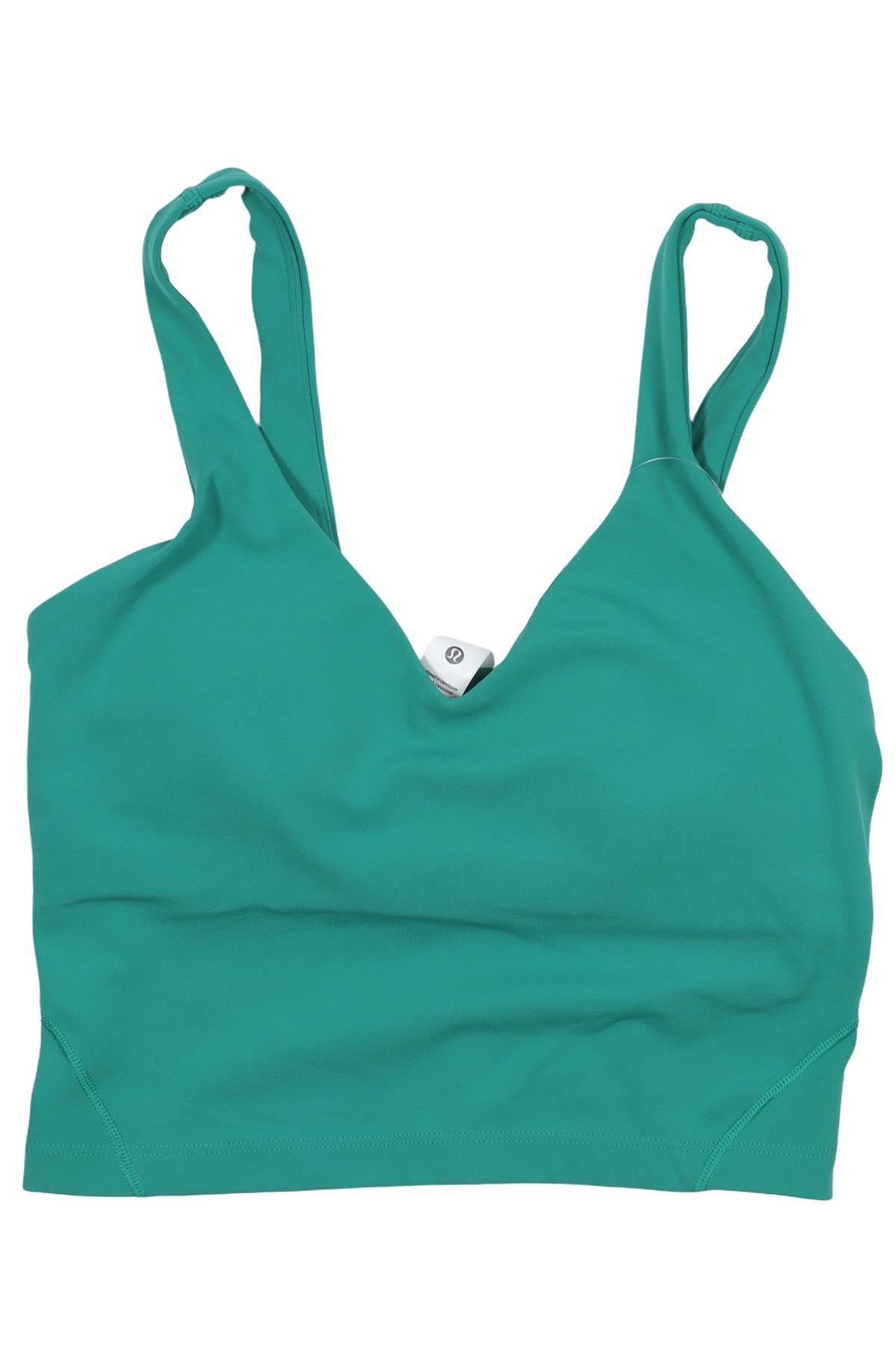 LULULEMON GREEN SPORTS BRA US 4 UK 8