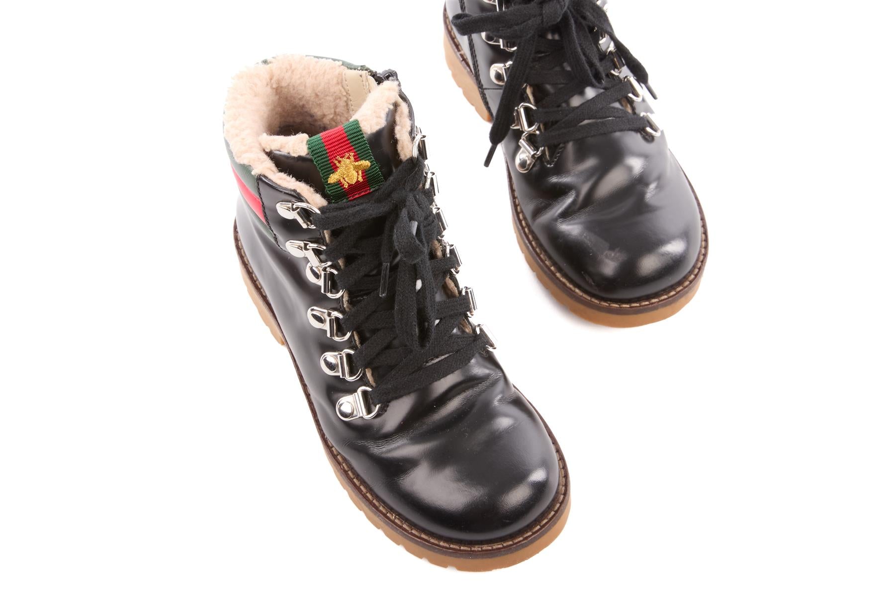 GUCCI BLACK KIDS GIRLS BOOTS EU 28 UK 10 US 11