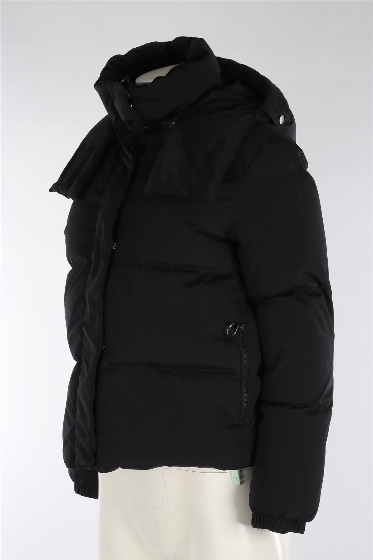 OFF-WHITE BLACK SHELL JACKET IT 38 UK 6