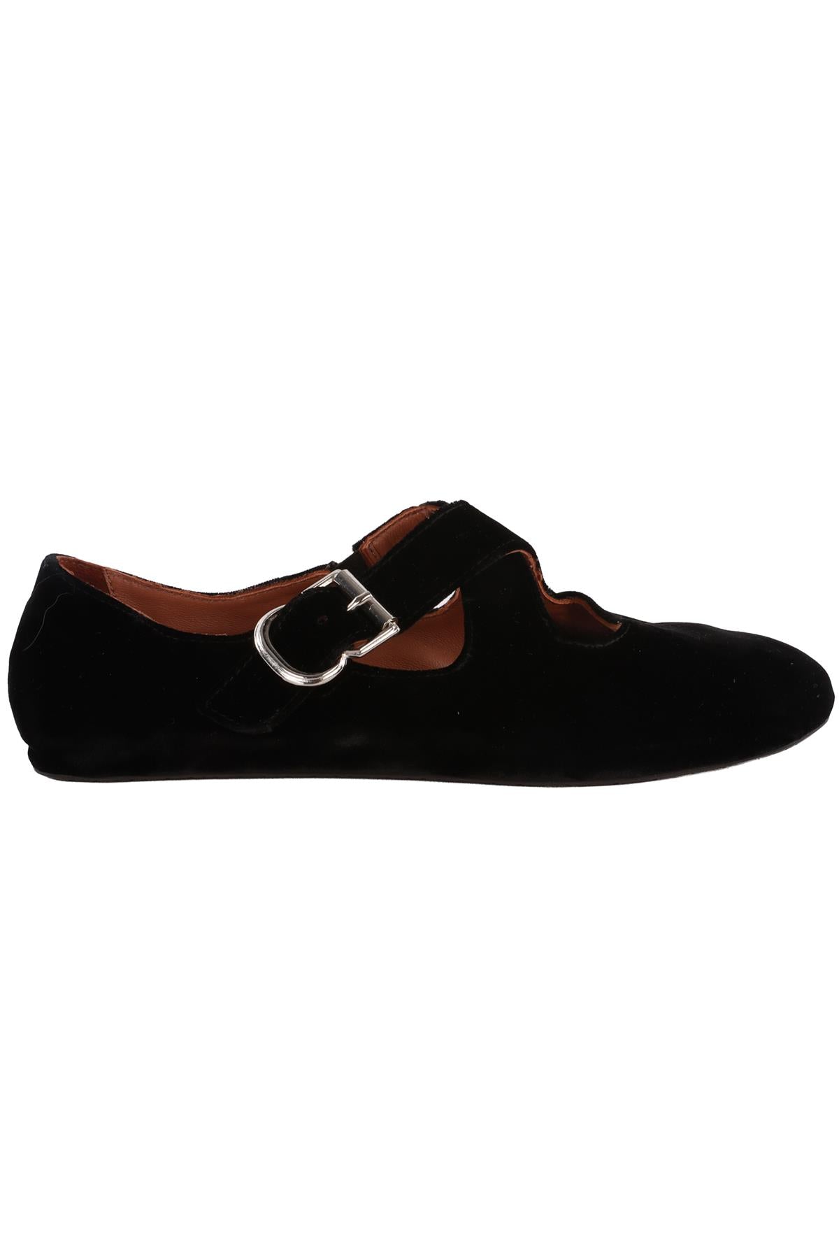 ALAÏA BLACK VELVET BALLET FLATS EU 38 UK 5 US 8