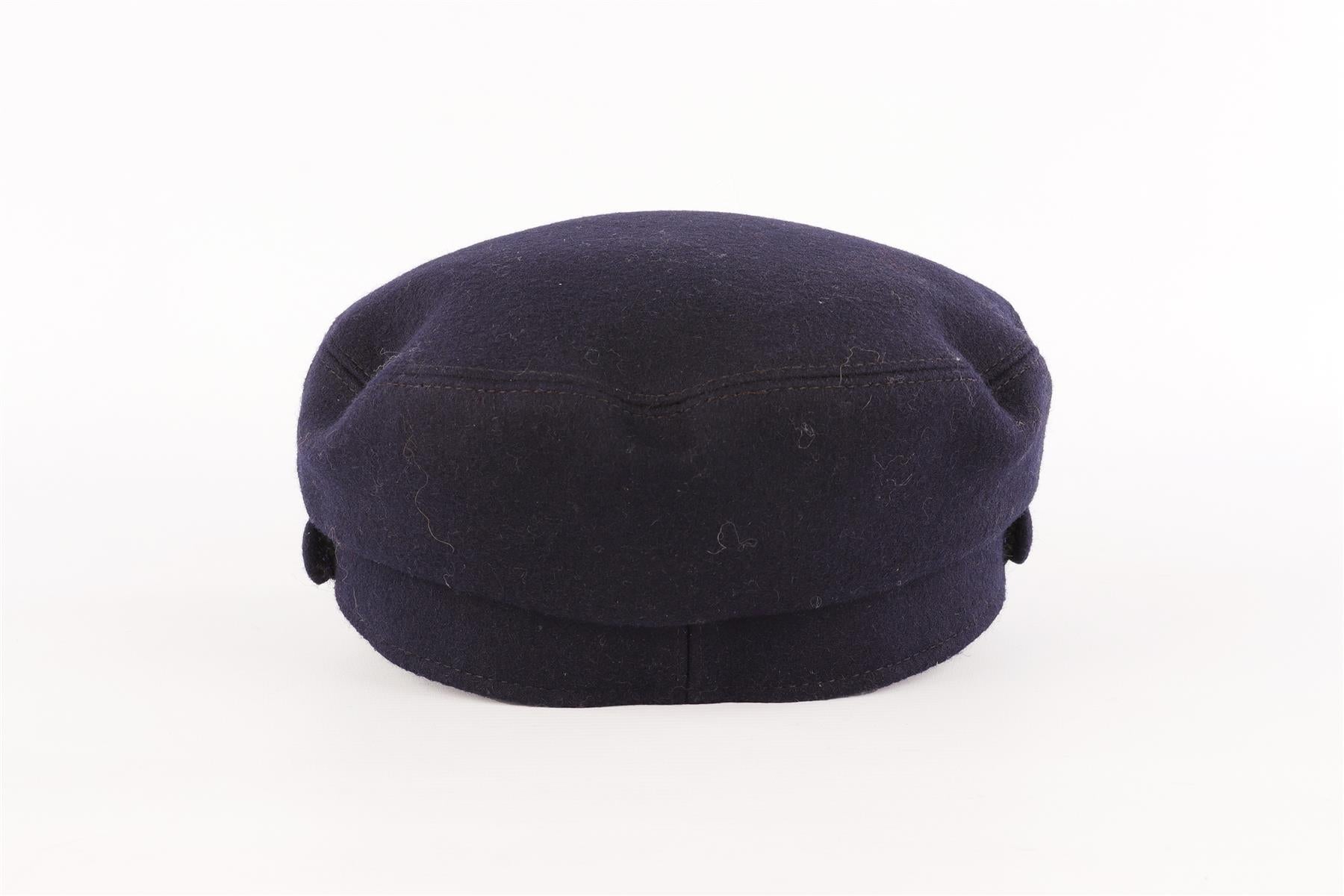 CHANEL NAVY 2019 WOOL CAP MEDIUM