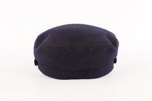 CHANEL NAVY 2019 WOOL CAP MEDIUM