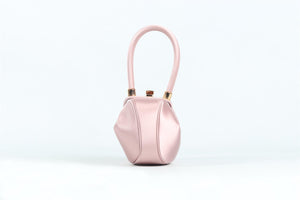 GABRIELA HEARST PINK DEMI SATIN TOTE BAG SMALL