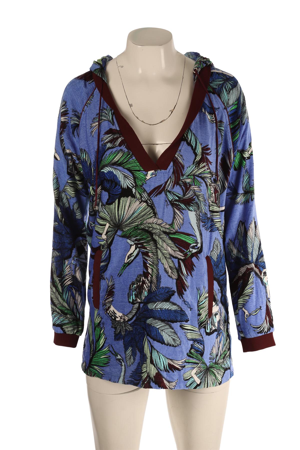 EMILIO PUCCI BLUE VELVET MINI DRESS IT 40 UK 8