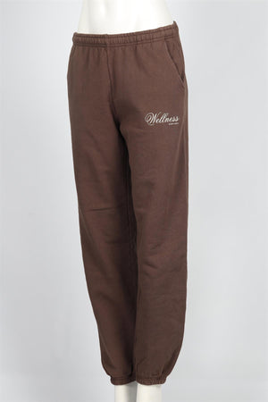 SPORTY & RICH COTTON TRACK PANTS MEDIUM