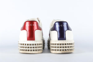 GUCCI WHITE ACE LEATHER PLATFORM SNEAKERS EU 36.5 UK 3.5 US 6.5
