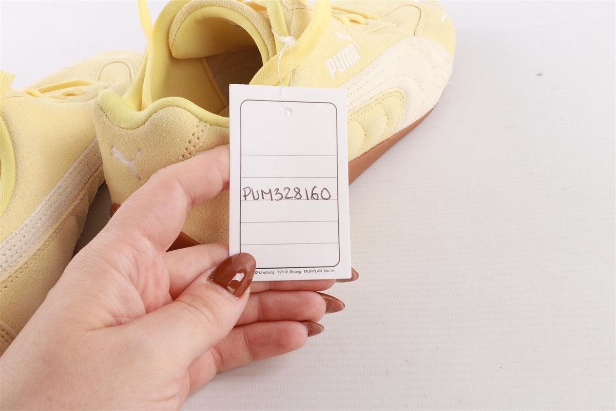 PUMA YELLOW SPEEDCAT PALE LEMON/GUM SNEAKERS EU 39 UK 6 US 7
