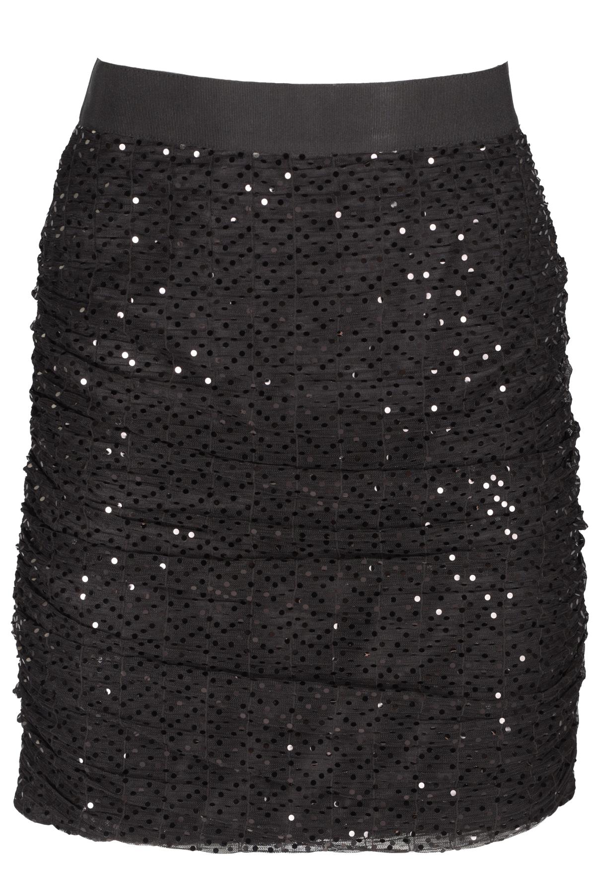 DOLCE & GABANNA BLACK TULLE MINI SKIRT IT 42 UK 10