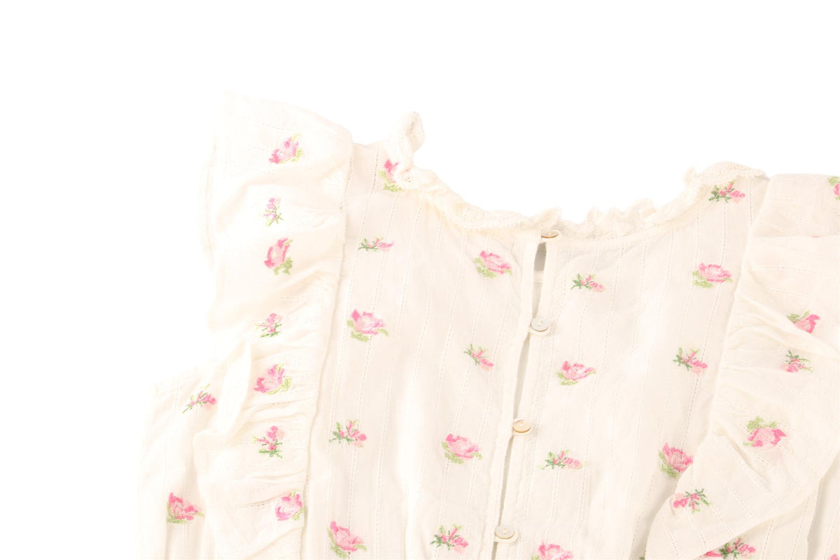 LOVESHACKFANCY WHITE KIDS GIRLS DRESS 12 YEARS