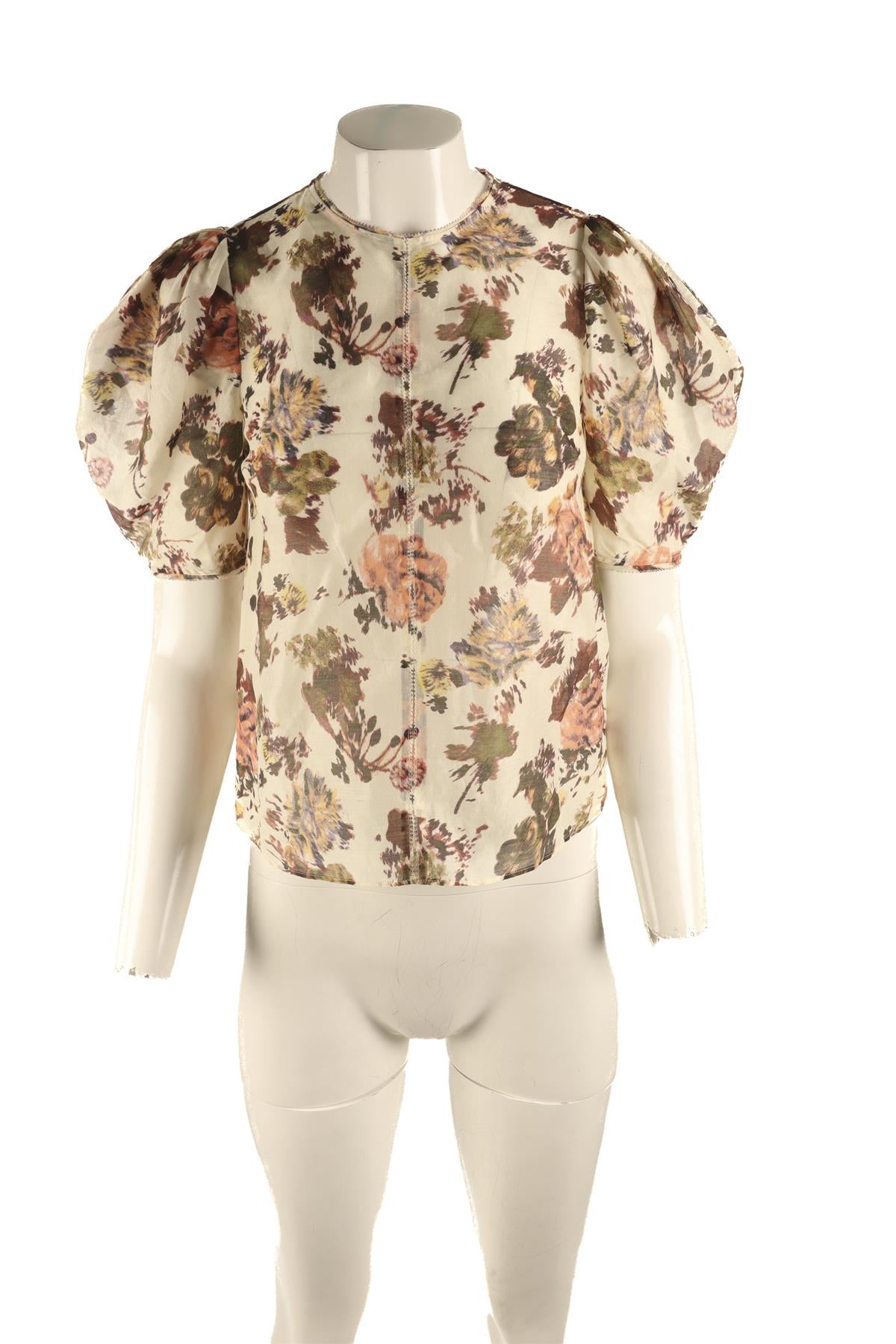 ULLA JOHNSON MULTI SILK TOP US 0 UK 4