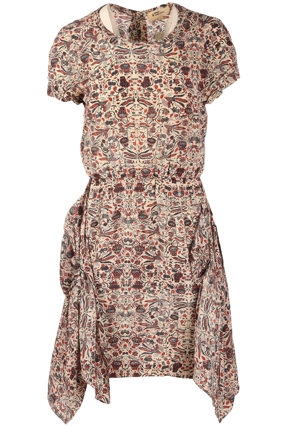 ISABEL MARANT ÉTOILE MULTI SILK MINI DRESS FR 36 UK 8